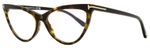 ARMAÇÃO PARA ÓCULOS DE GRAU COM CLIPON TOMFORD TF5896-B
