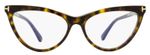 ARMAÇÃO PARA ÓCULOS DE GRAU COM CLIPON TOMFORD TF5896-B