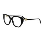 ARMAÇÃO PARA ÓCULOS DE GRAU ACETATO FENDI FE50100I 001 53X1