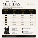 Camisola Sexy Rendada com Bojo Forrado Preta - Yaffa Lingerie