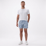 Bermuda Masculina Ogochi Boxer  Floral Azul  (K15072)