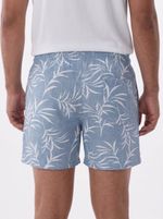 Bermuda Masculina Ogochi Boxer  Floral Azul  (K15072)