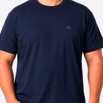 Camiseta Masculina Ogochi Azul Marinho Plus (k18009)