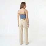 Blusa Feminina Levi´s Cropped  Xadrez  Azul(005000002)