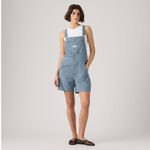 Macaquinho Jeans Levi's Xadrez Azul (001UY0014)