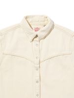 Camisa Feminina Levi's Logan Manga Curta Off White (005CR0001)