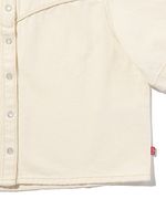 Camisa Feminina Levi's Logan Manga Curta Off White (005CR0001)