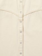 Camisa Feminina Levi's Logan Manga Curta Off White (005CR0001)