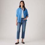 Calça Jeans Feminina Levis  Cropeed 501 Original  (362000411)