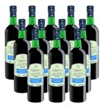 Kit 12 Guefen - Vinho Tinto De Mesa Semi Seco