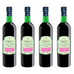 Kit 4 Guefen - Vinho Tinto De Mesa Leve