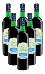 Kit 6 Guefen - Vinho Tinto De Mesa Semi Seco