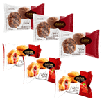 Kit Misto Achva — 6 Mini Cupcakes 3 Morango e 3 Chocolate — 50g cada