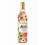 Roc de Bel Air Rosé 2024 -Garrafa pintada com Flores