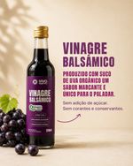 Vinagre Balsâmico Orgânico S/ Açúcar Viva Regenera 250ml