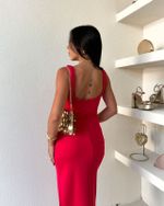 Vestido Midi Stella - Vermelho