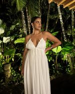 Vestido Longo Flame - Branco