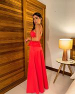 Saia Longa Magani - Vermelho
