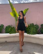 Saia Curta Tricot Ibiza - Preto