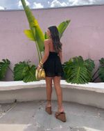 Saia Curta Tricot Ibiza - Preto