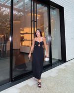 Vestido Midi Blissful - Preto