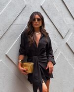 Vestido Chemise Bellini - Preto