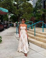 Vestido Longo Oasis - Estampado