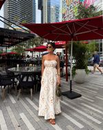 Vestido Longo Oasis - Estampado