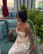 Vestido Longo Oasis - Estampado