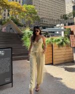 Calça Aria - Amarelo Manteiga