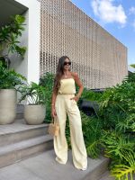 Blusa Santorini - Amarelo Manteiga