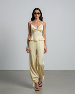 Calça Aria - Amarelo Manteiga