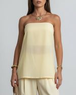 Blusa Santorini - Amarelo Manteiga