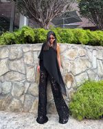 Blusa Capa Laguna - Preto