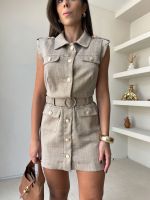 Vestido Colete Ivy - Bege