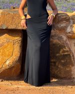 Vestido Longo Capilla - Preto