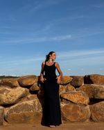 Vestido Longo Capilla - Preto