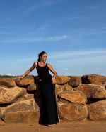 Vestido Longo Capilla - Preto