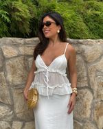 Saia Longa Serena - Branco