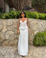 Saia Longa Serena - Branco