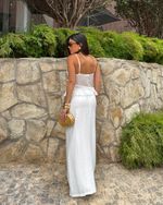 Saia Longa Serena - Branco