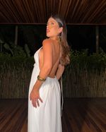 Vestido Longo Flame - Branco