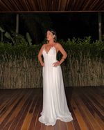 Vestido Longo Flame - Branco