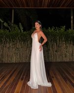 Vestido Longo Flame - Branco