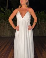 Vestido Longo Flame - Branco