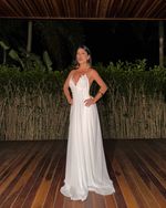 Vestido Longo Flame - Branco