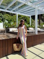 Vestido Stripes Frontera - Colorido