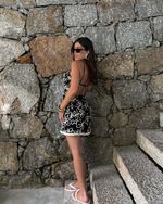 Vestido Curto Caraíva - Preto