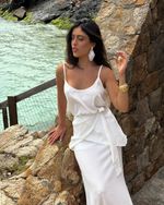 Blusa Assimétrica Maraú - Branco