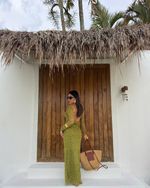 Vestido Tule Aruana - Verde